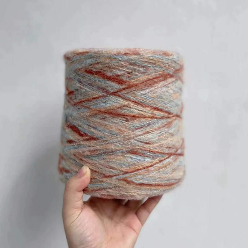 250g Medium thickness Space dye Mohair yarn Spray yarn Hand knitting Wool Yarn for knitting Sewing scarf knit sweater yarn ZL59 2