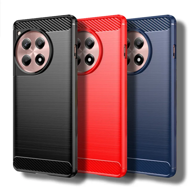 

For OnePlus ACE 3 Case For OnePlus ACE 3 5G Cover 6.78 inch Carbon Fiber Shockproof Silicone Bumper For OnePlus ACE 3 Fundas