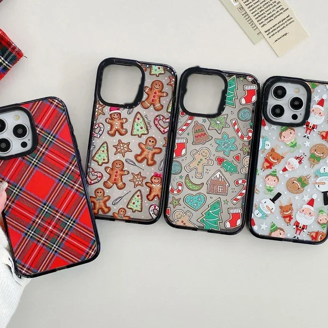 

Christmas Acrylic Phone Case Cover for IPhone 11 12 13 14 15 Pro Max Case for IPhone 15 Pro Max