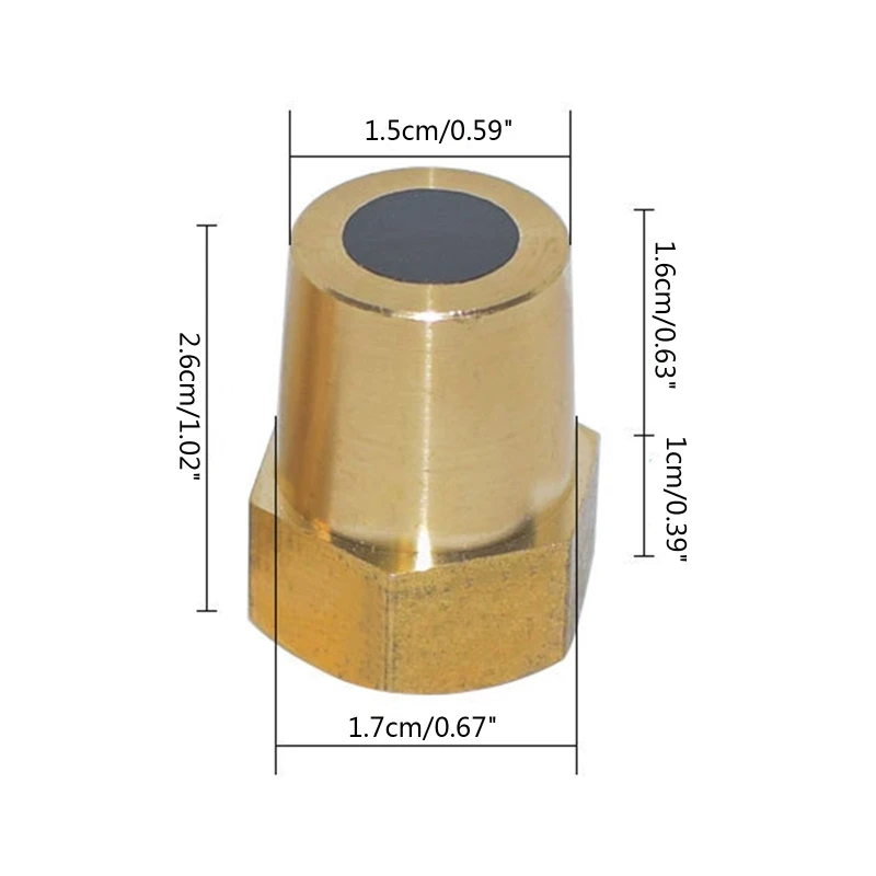 Battery Terminal Connectors 2Pcs Car Battery Terminal Connector Clamp M10 M6 M8 Brass Stud Wire Binding Post Thread Screw Power Supply Connector Terminal