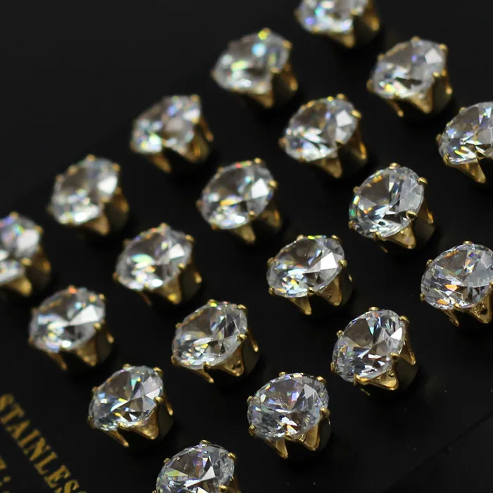 LUXUSTEEL Orecchini - Montatura acciaio inossidabile