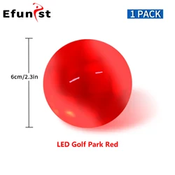 LED Golf Ball for Night Practice - Colorful, Durable, and Long-Lasting for Outdoor Use (1pcs LED red ball)