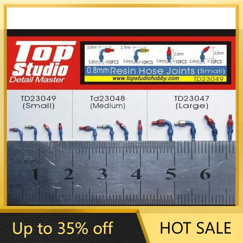 TopStudioModelVehicleCarDetailupSet16mmResinHoseJointsModificationsHandMade.jpg