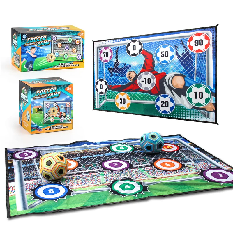 Indoor Children Floor Game Toy Multiplayer Competition Sports Party Game Toy Door Frame Fabric Football Floor Toy for Kid Adult 5