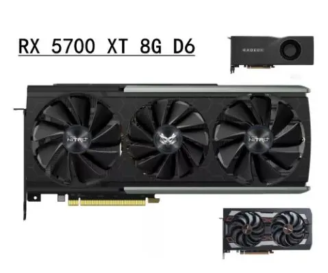 Видеокарта Sapphire RX5700XT 8G Radeon AMD RX 5700 XT 5700XT D6 |