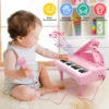 Kids Electronic Keyboard Piano Toys Kids Musical Instrument with Microphone Mini Piano Toys Educational Toys for Kids Gifts 4