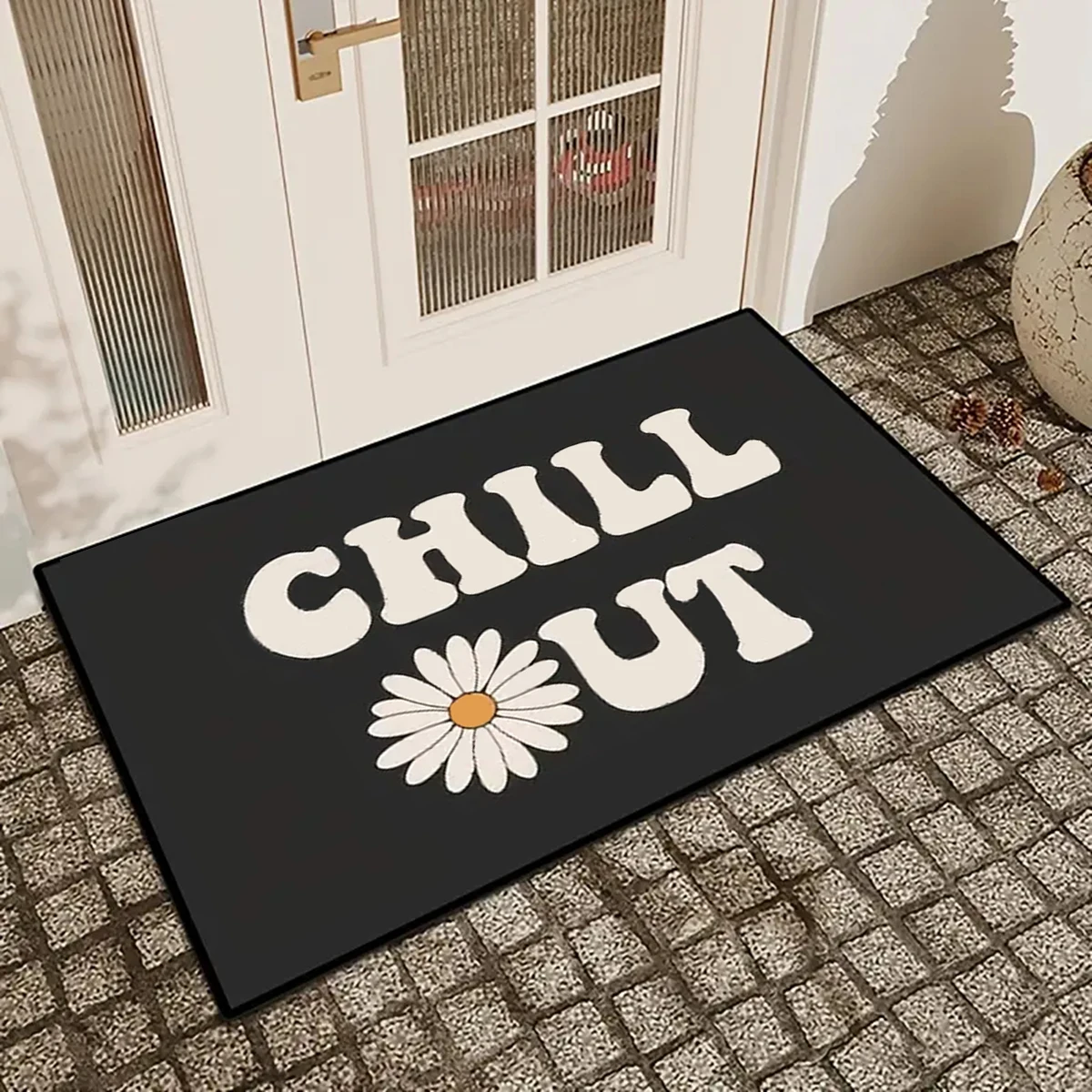 Door Mat Crystal velvet non slip absorbent machine washable balcony