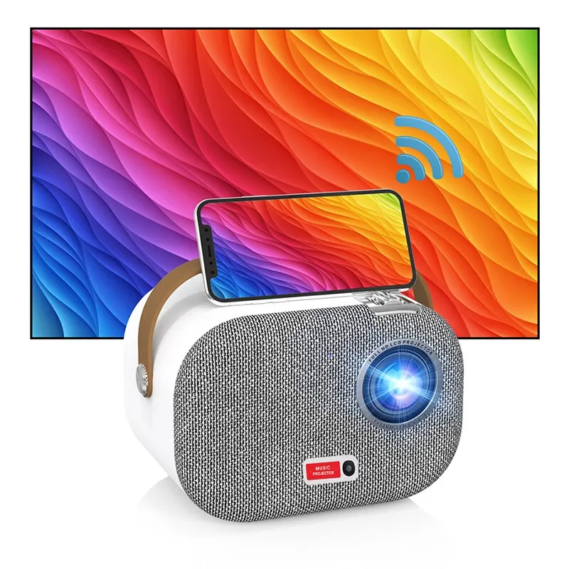 Global TFlag Q1 Projector Portable Mini Full HD 1080P 4K Smart Android 9.0 Wifi LCD Video Home Theater Projector 2+32G