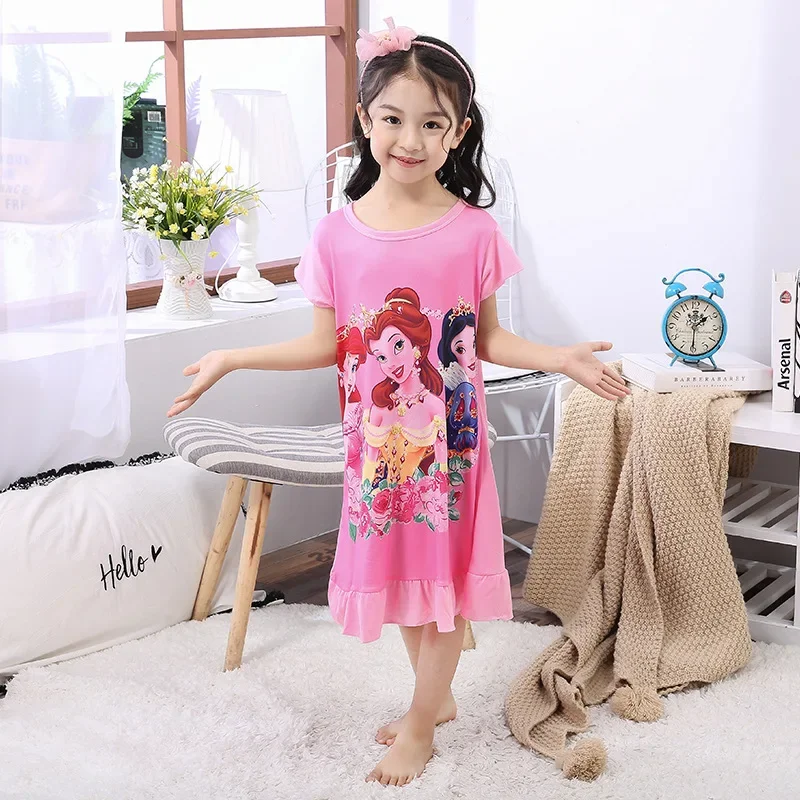 Disney princess summer night dress children pajama children home