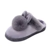 Women'S Winter Plush Rabbit Ear Indoor Cotton Mop Thick Soft Sole Slides Men Women Indoor Floor Flat Home Non-Slip Shoes 6