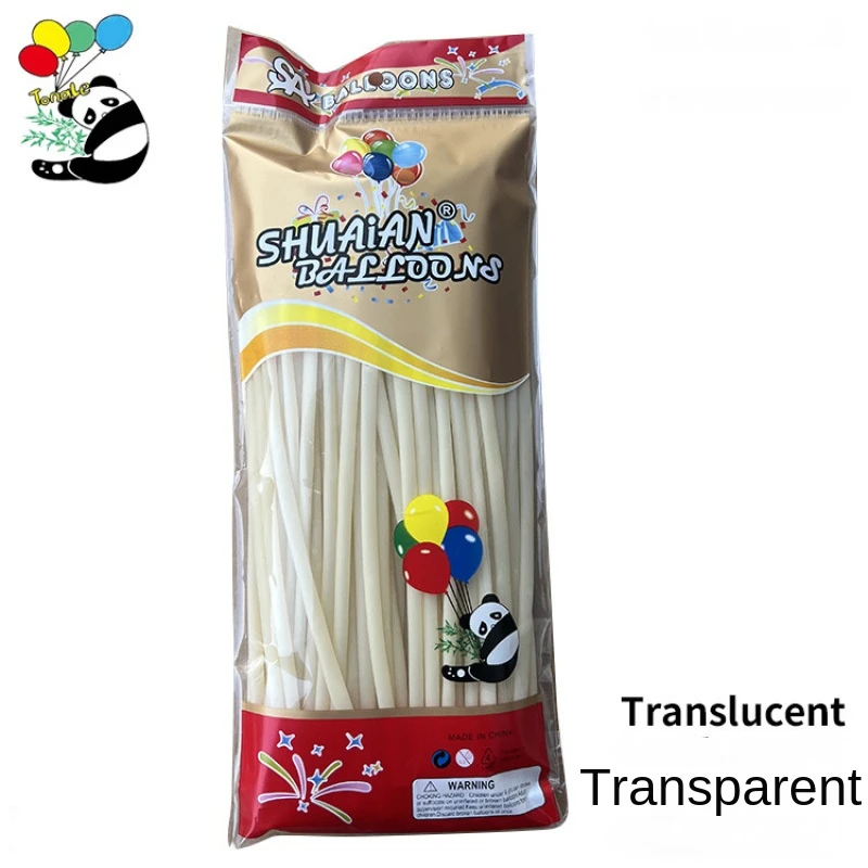 Latex Balloon 260 Matte Strip 1.8g Solid Color Mixed Color Magic Weaving Creative Thickened Children Cartoon