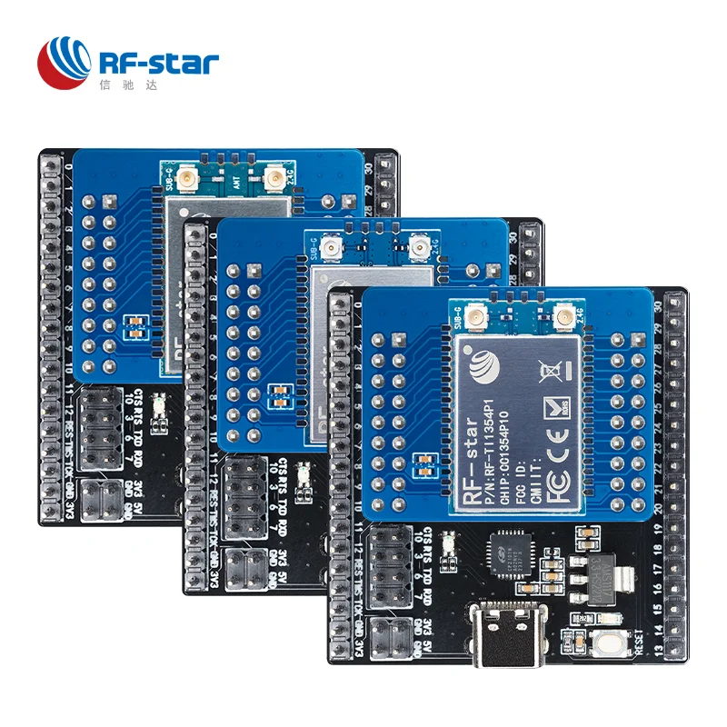 CC1354P10/CC1352P7/CC1352R Development Board Zigbee Bluetooth Test Board USB-to-UART Tool for RF-star 868mhz 915mhz modules