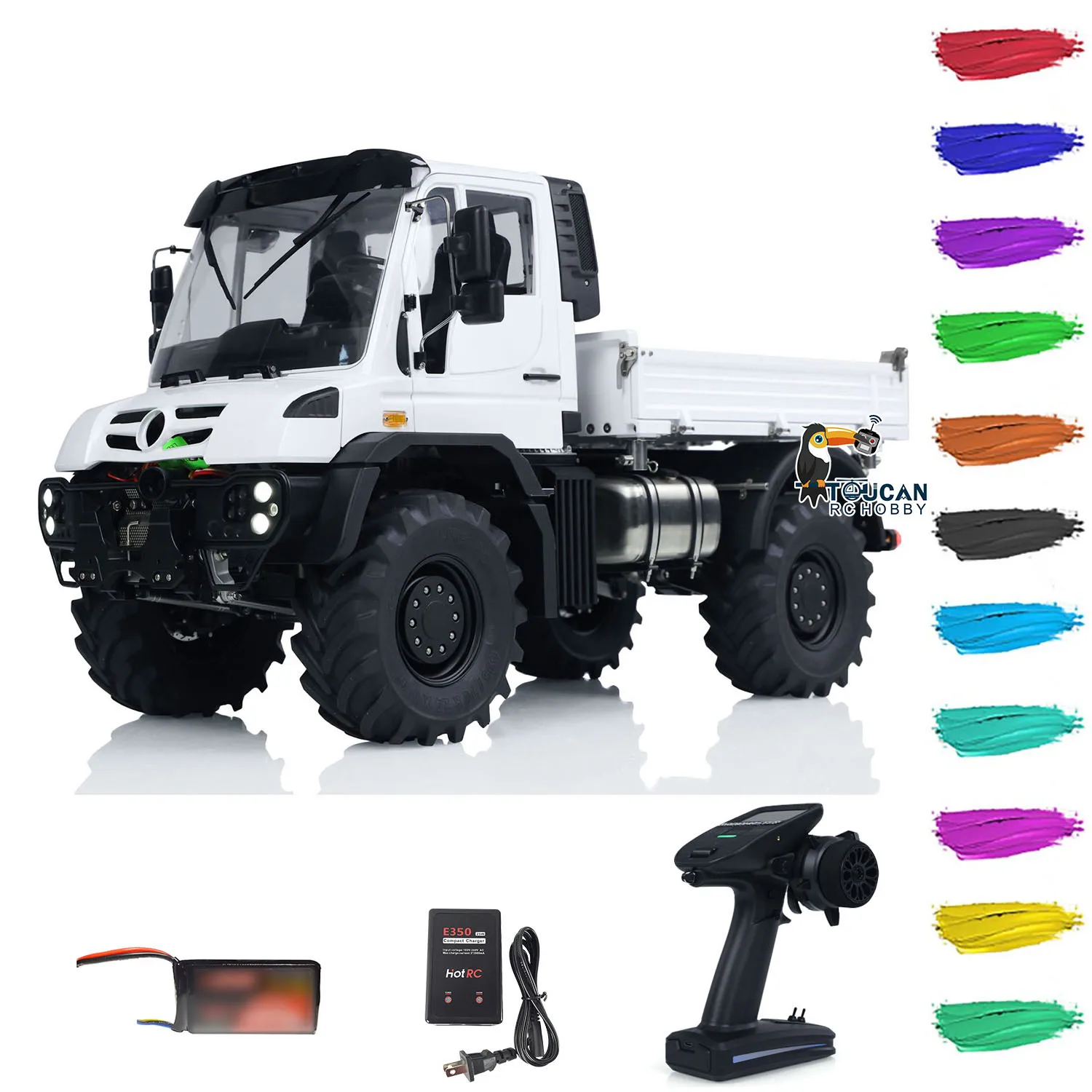 1/14 U535 4X4 Radio Control Rock Crawler Car RC Off-road Vehicles Climbing Cars Finished RTR Sound Light 3-speed Transmission 3