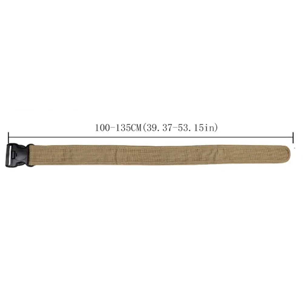 Quick Release Belt for Men Adjustable Canvas Waistband Unisex Plastic Buckle Combat Belt for Outdoor Fishing