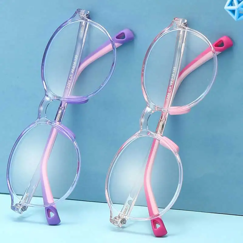 Anti Blue Light Glasses Kids Glasses Flexible Silicone