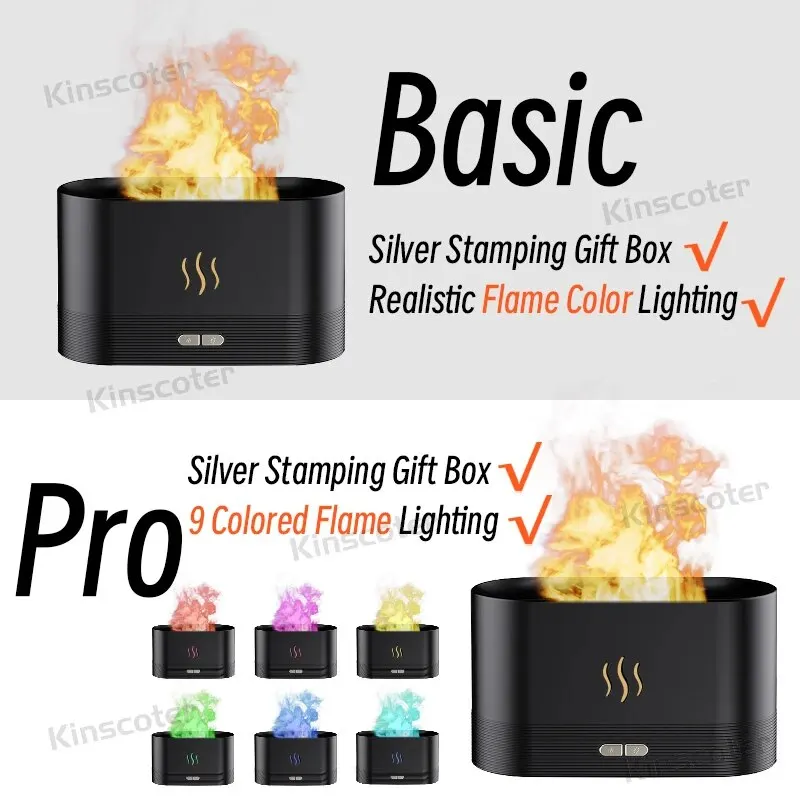 KINSCOTER Aromatic Ultrasonic Cool Mist Diffuser Lamp