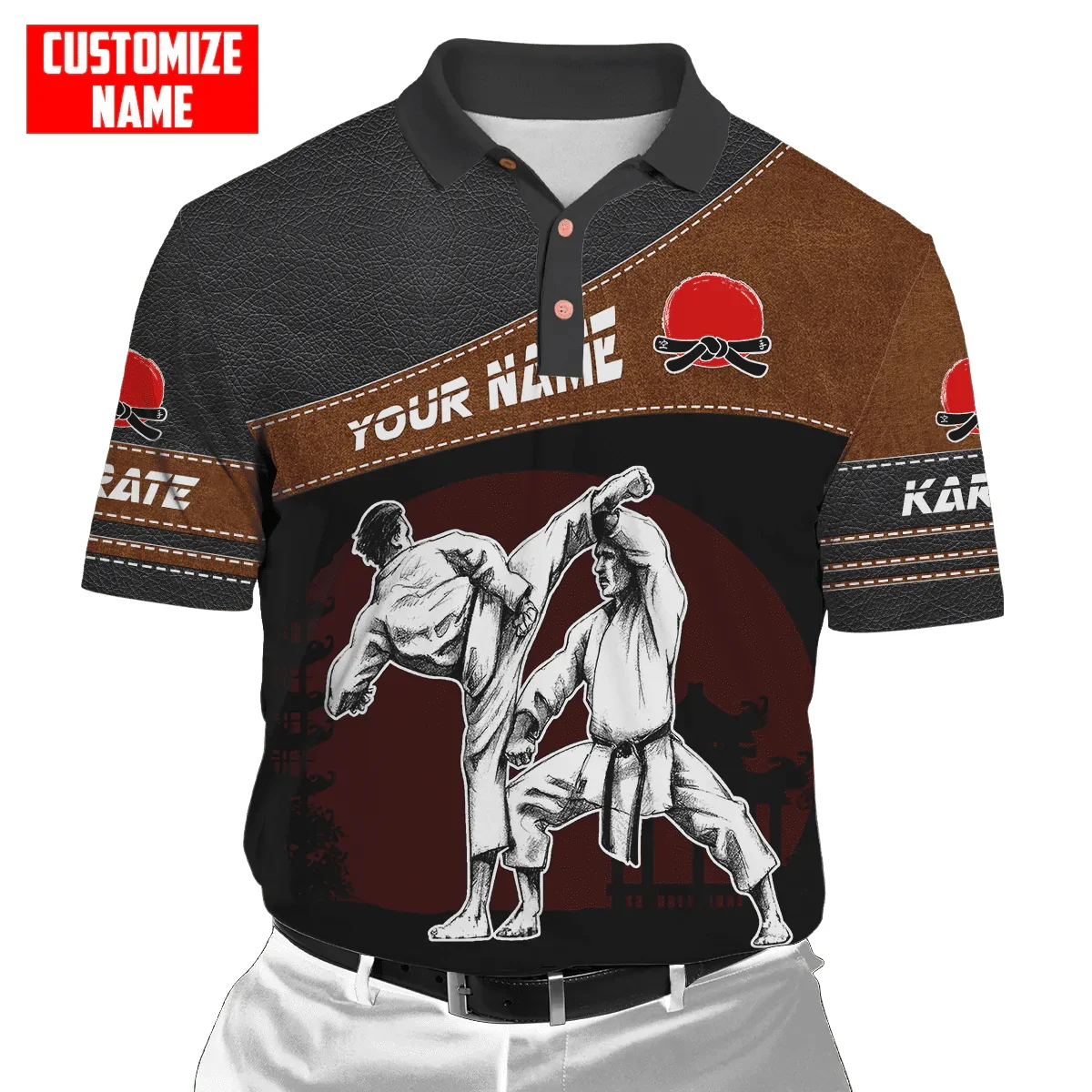 

New fashion men's summer short-sleeved polo shirt Custom name Jojitsu 3D printed polo shirt Unisex Harajuku casual T-shirt top