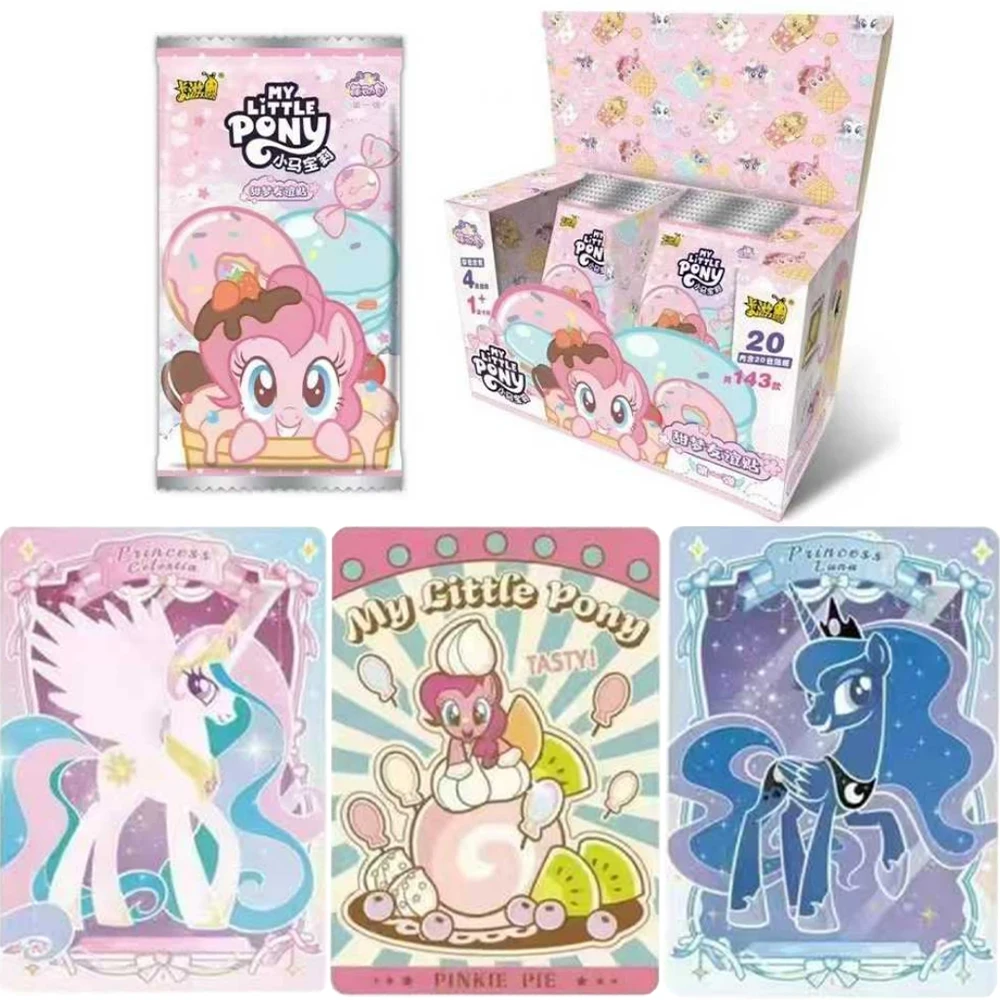 KAYOU Genuine My Little Pony Card Sweet Dream Friendship Stickers Cute Pack Princess Card Anime Collectible Cards Toys Gifts