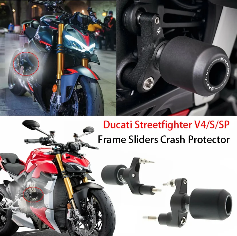 

For Ducati Streetfighter V4 / S/SP 2020-2023 dirt bike frame slider collision protectionInclusive freight