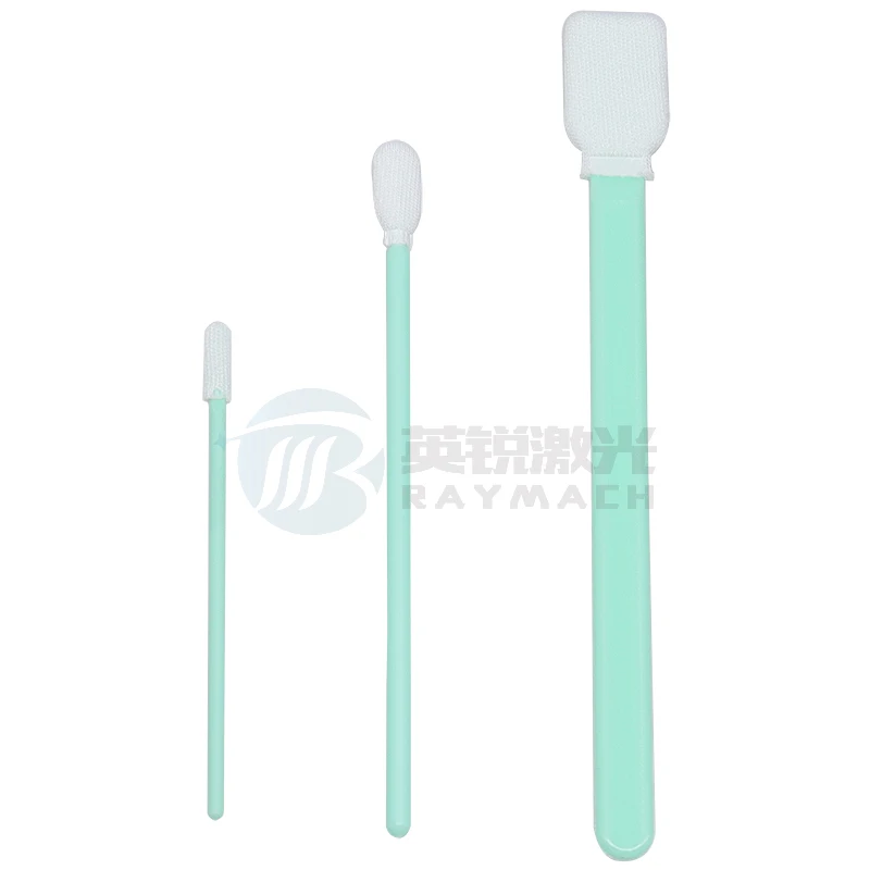 Cotton Swab For Cleaning Laser Lens Non-dust Non Woven Fabrics 100pcs/bag Fiber Laser Protective Windows Tips Mirror Use Raymach nonwoven cotton swab