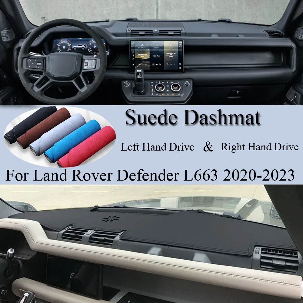 Kit de couverture de cadre de console centrale de voiture, couverture de  tableau de bord, modification intérieure de voiture, protection de tableau  de bord, Land Rover Defender 110, 2020-2024 - AliExpress