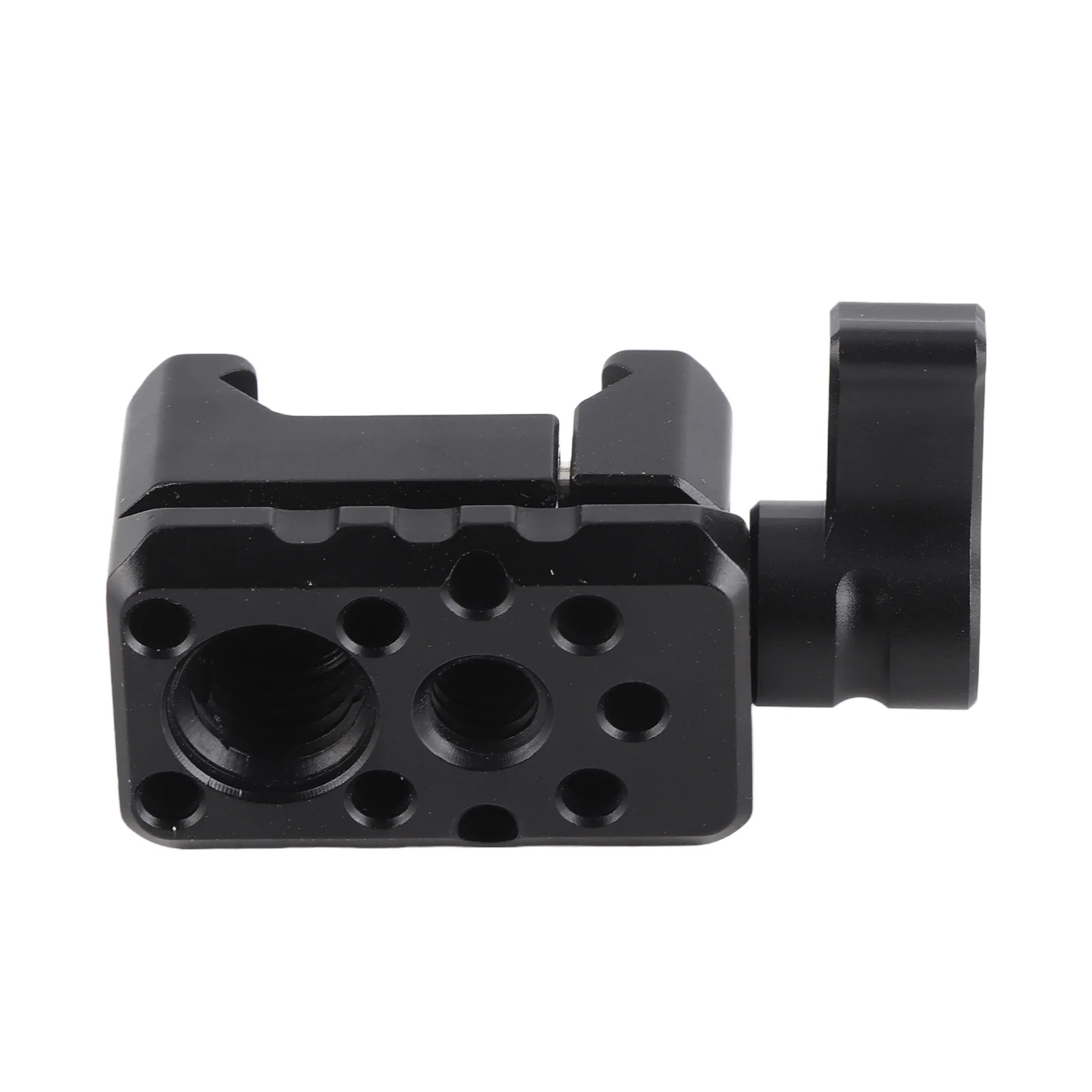 Camera clamp NATO Clamp Quick Release NATO Lock Clamp with 1/4 Inch 3/8 Inch Thread Cold Shoe Mount Camera Cage Expansion Accessories