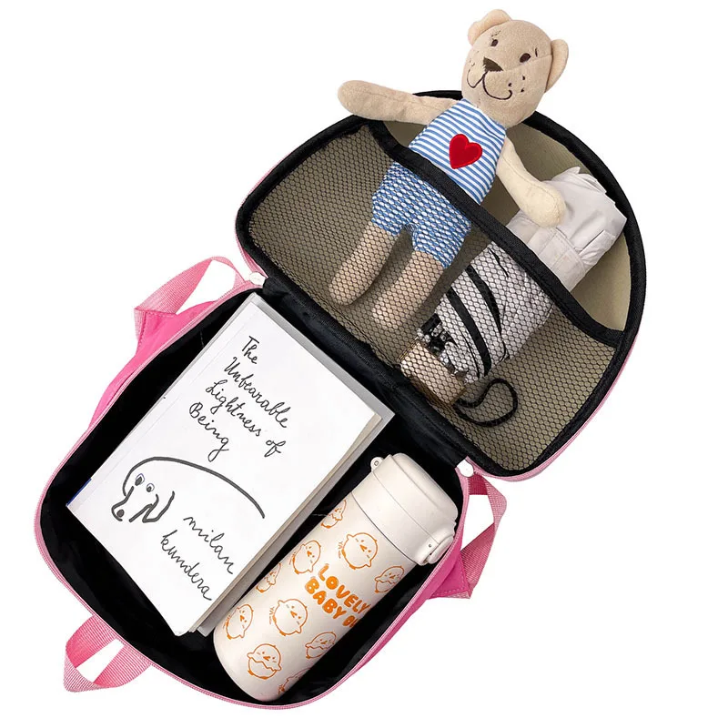 Children's Backpack Kindergarten Small Backpack Children's Rainbow Cake Image Large Opening Waterproof Backpack Kindergarten 2