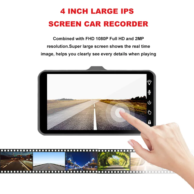 Dashcam 24H Touch Night Vision 4