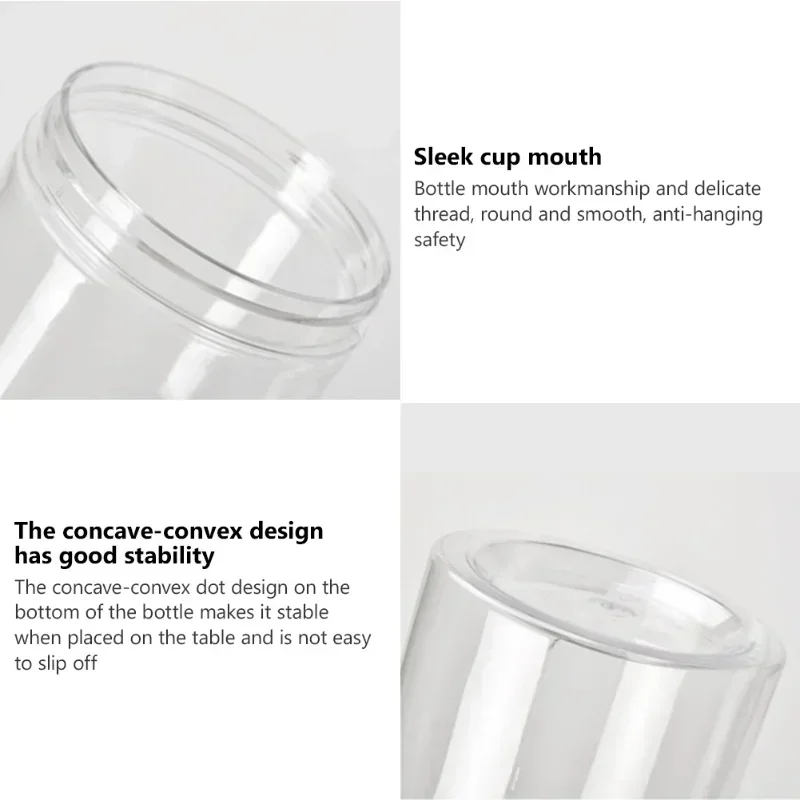 Clear Storage Jars 10pcs 150ml Round Wide Mouth Empty Jar Refillable Cosmetic Balm Container Travel Face Cream Sample Bottle Pot