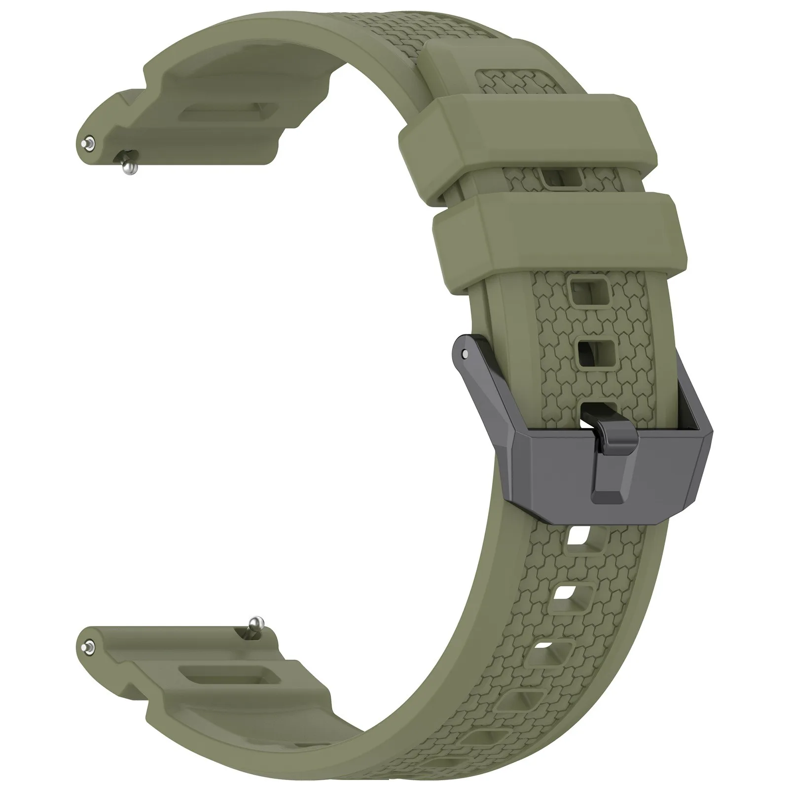 Silicone Sport Watch Band - 24mm Replacement Strap