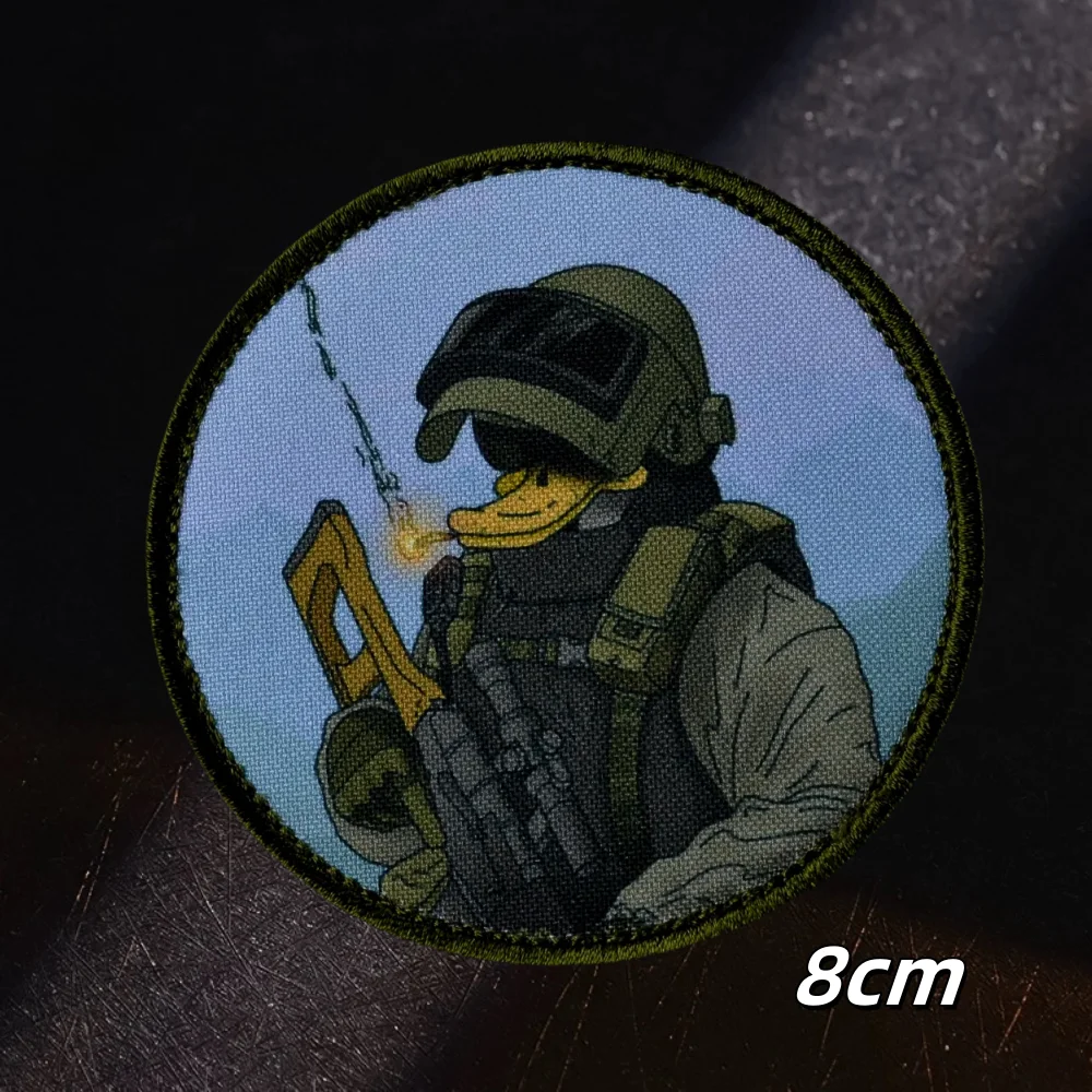 Tactical Patch Skull Riot Morale Badge Hook&Loop Patch Military Spawn Corps Skeleton Combat Armband Tactical Joker Print Patch Backpack Sticker tactical patch