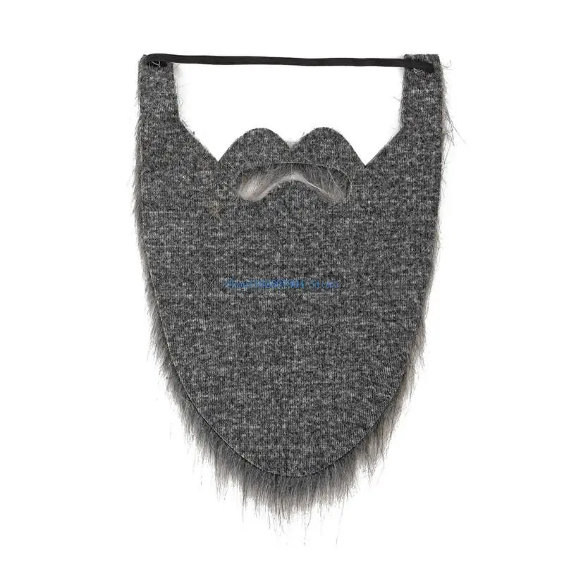 N7YF Fake Beards Costume Beard Old Man Mustache Costume Halloween Funny Beard Hair Accessories for Cosplay Party