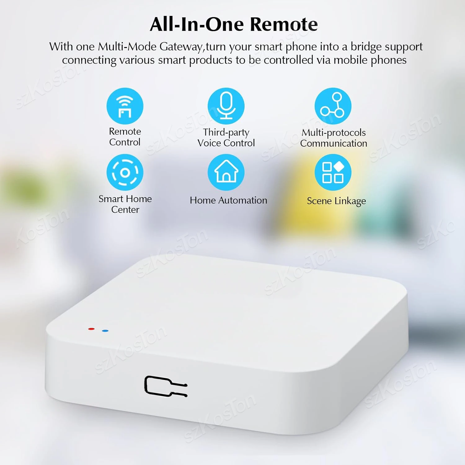 Tuya Smart Multimode Gateway Wireless Bluetooth ZigBee Hub Smart Life App WiFi Router Bridge for Alexa Google Voice