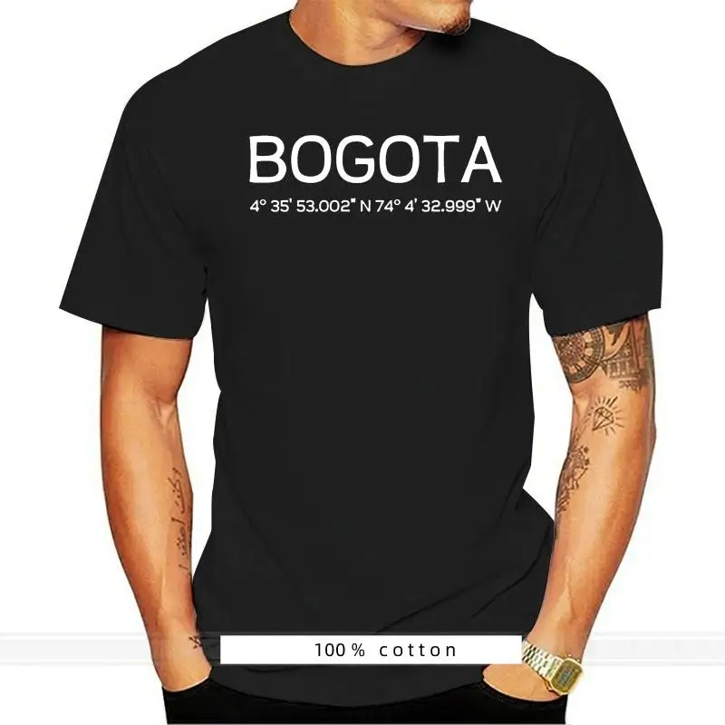 

Funny Bogota Colombia T Shirt Men 100% Cotton Boy Girl T Shirts Crew Neck Clothes male brand teeshirt men summer cotton t shirt