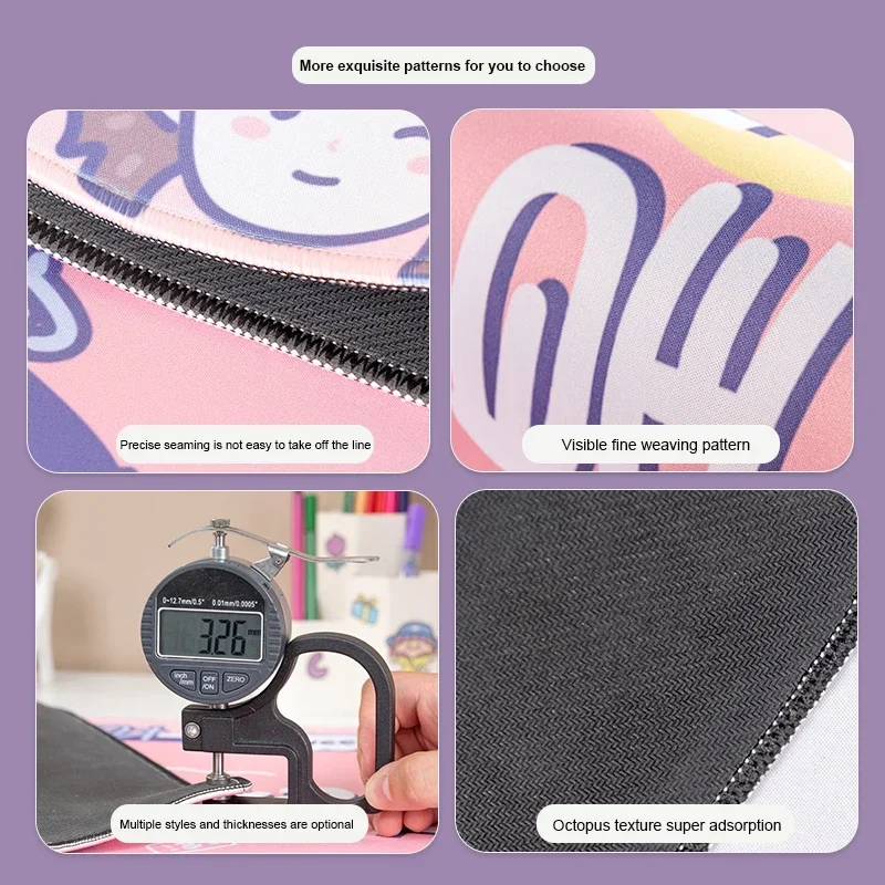 Grande Anime Mouse Pad Kuromi Mousepad Gamer Mat Acessórios de Computador Tapetes de Mesa Mesa Xxl 900x400 - Imagem 5