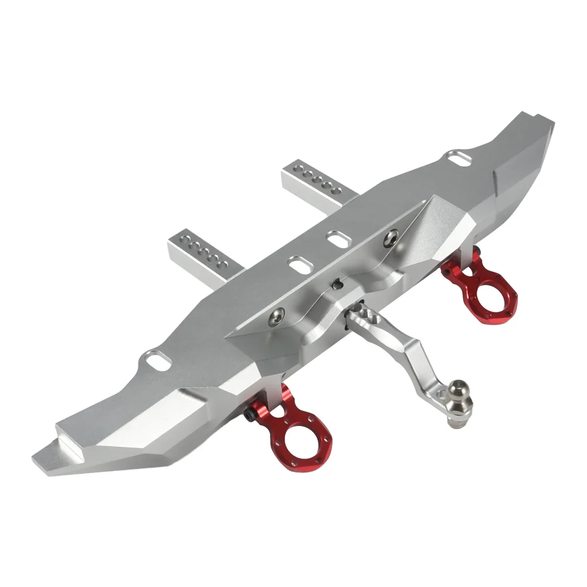 Paraurti Posteriore In Metallo Con Anelli Anticollisione E D-ring Per Axial SCX10 90046 TRX4 Scala 1/10