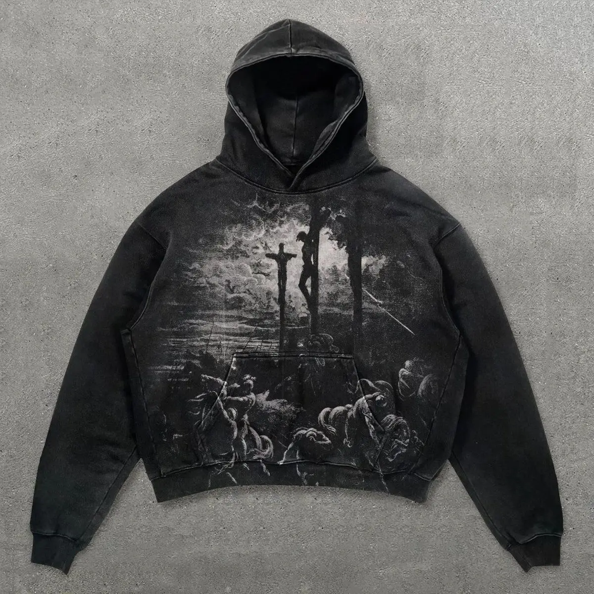 Cotton New Rock Men's Hooded Sweatshirt Spring Autumn With Pockets No Brand Simple Male Hoodie Welcome Deal In Funny Luxury Tops