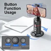 Selfieshow P02 Gimbal 360 Rotation AI Automatic Tracking Shooting Stabilizer Detachable Phone Clip Mini Selfie Stick PhoneHolder - Image 3