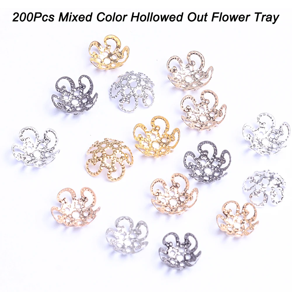 

200Pcs Mixed Jewelry Torus Spacers Handmade DIY Beaded Material Crystal Bracelet Accessories