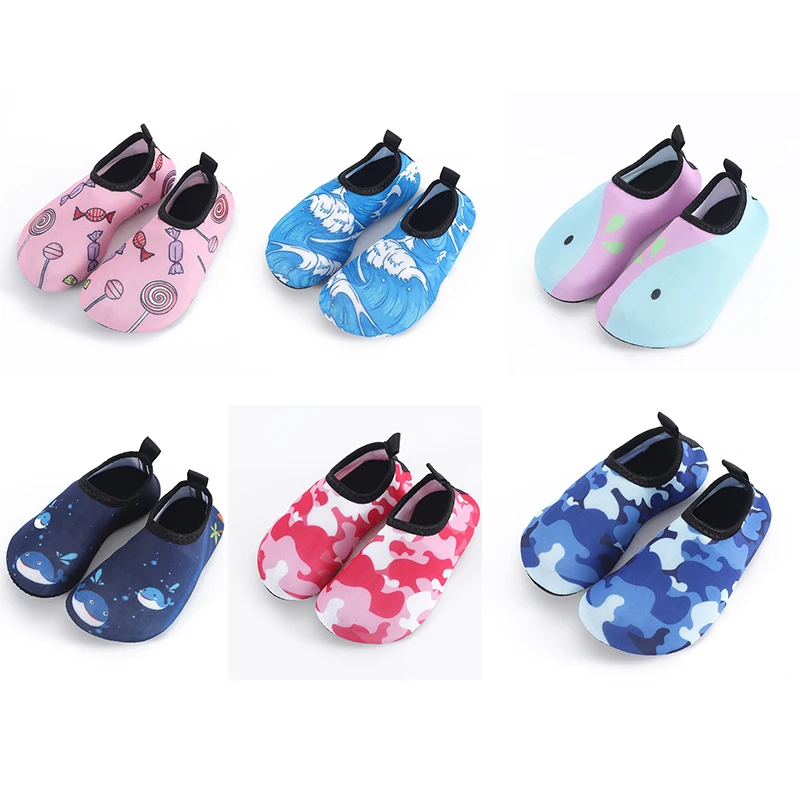 

Children Beach Shoes Baby Soft Floor Indoor Slipper Snorkeling Swim Socks Boys And Girls Anti-slip Home Barefoot Kids Slippers