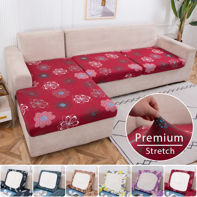 Sofa Cushion Cover for Living Room Stretch Printed Sofa Slipcover L