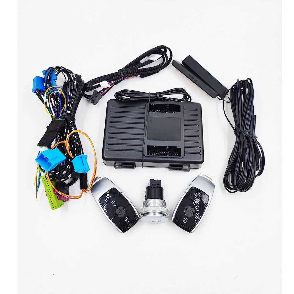 For Mercedes Benz ML GL G A B CLA GLS GLE Upgrade Push Start Remote Starter Keyless Entry System AUTO Car Products