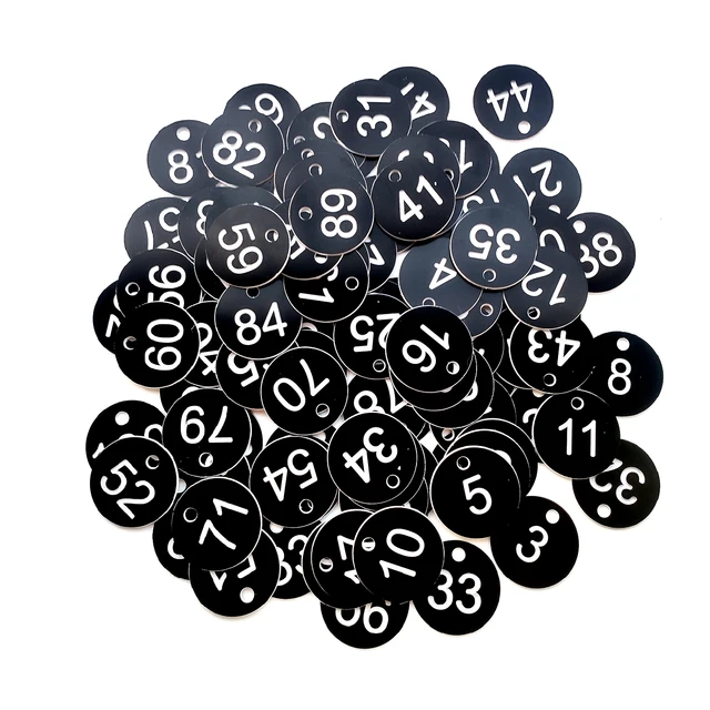 1-100 Black Withe