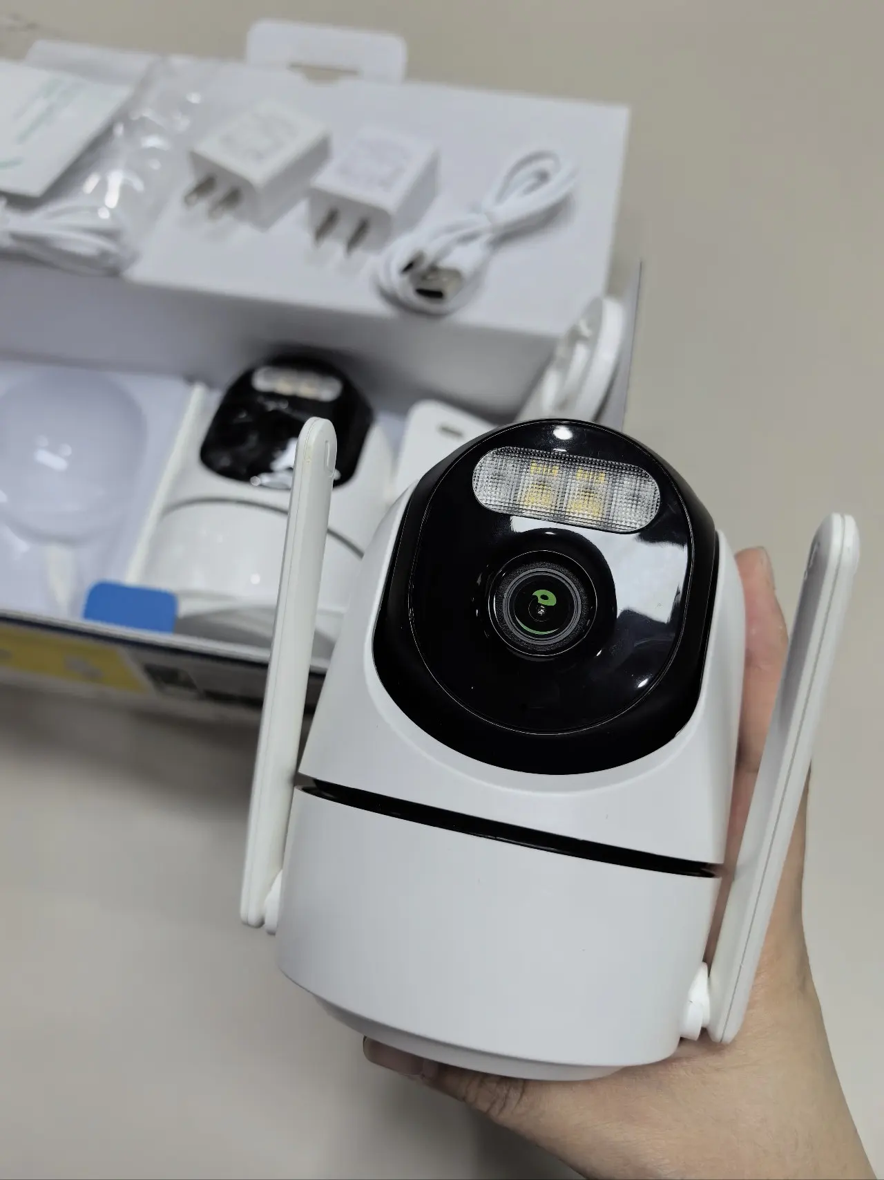 WONSDAR 2pcs PTZ Camera Outdoor IP Camera Video Surveillance WiFi Camera Home Security Protection Motion Detection Alarm iCsee photo review