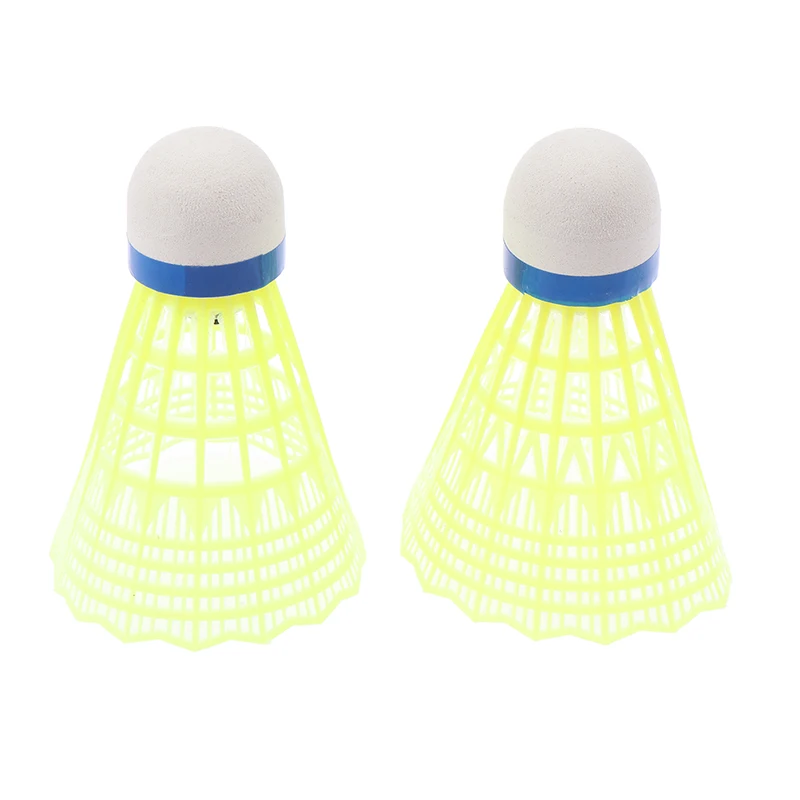 Badminton Shuttlecock Badminton Ball Feather Shuttlecock 1Pcs Lighting Badminton Head LED Luminous Colorful Goose Feather Shuttlecock Outdoor Sports Entertainment Night Training Ball