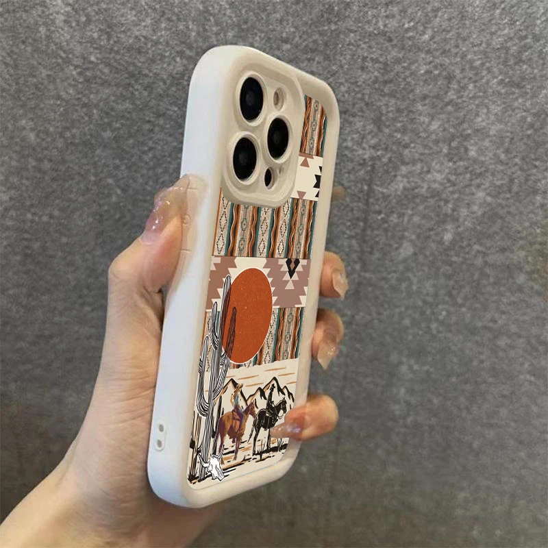 Coque Gel Souple Motif Indien Pour IPhone 6 Plus - Protection Anti-chocs - Neuf