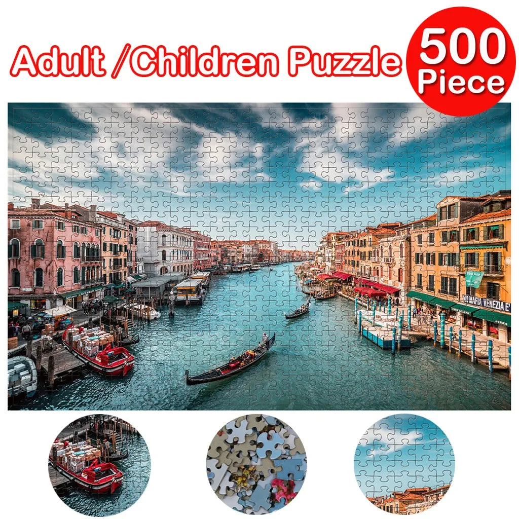 Adults Puzzles 500 Piece Large Puzzle Game Architecture Tourist Attraction  Interesting Toys Adults and Kid Toy Children Gift architecture in asmara