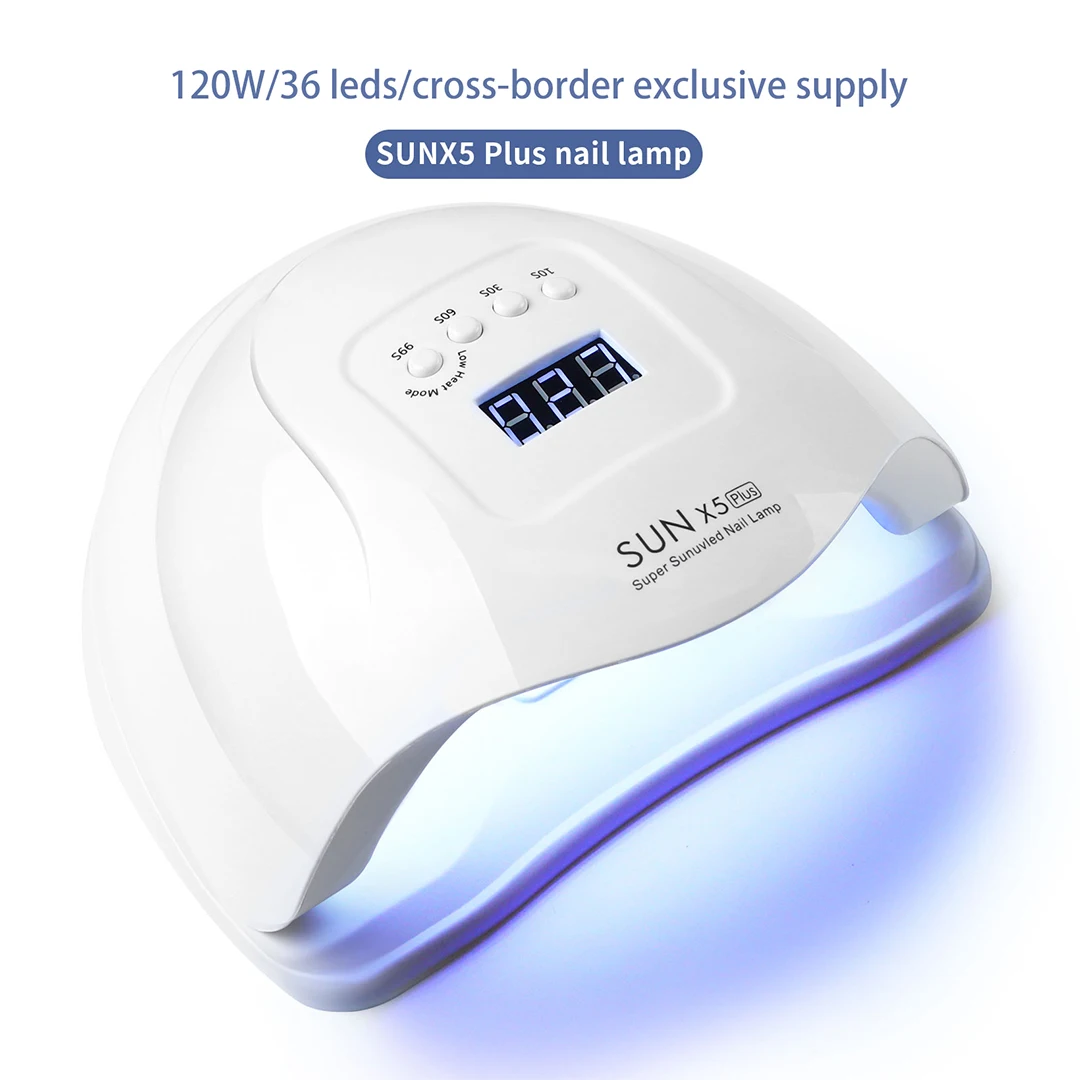 Сушилка для ногтей с 36 светодиодами, 120 Вт, лампа для маникюра, лампа для высокомощного гель-лака для ногтей, лампа для фототерапии, лампа для УФ-лампы для ногтей