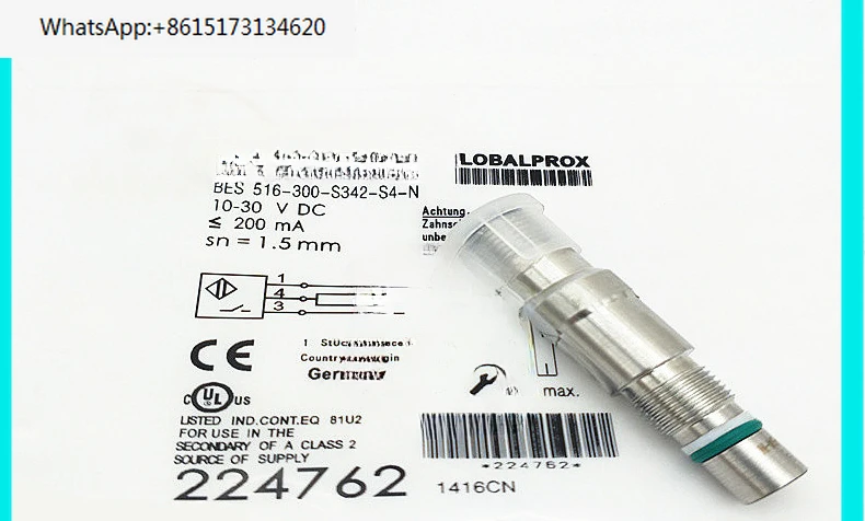 

High-voltage proximity switch BHS007K BES 516-300-S342-S4-N