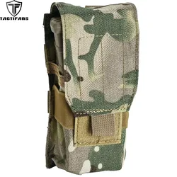 Tactical Rifle Single Molle Mag Pouch for M4 M14 M16 AR15 AR10 G36 Mag Holder Magazine Carrier Holds 2 Magazines